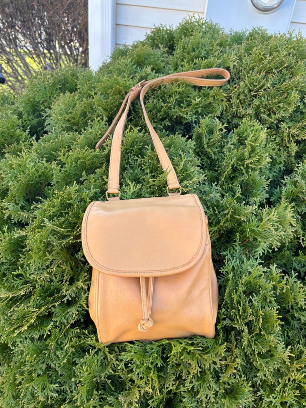 Vintage Coach Flap Drawstring Bag Style 4029 - Picture 14 of 16